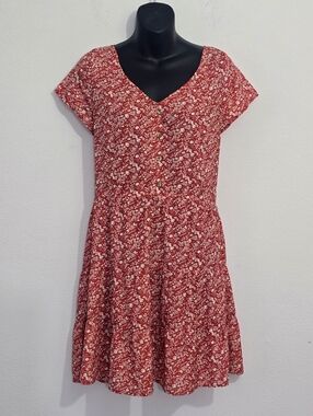 Bohme Smocked Floral Dress Small